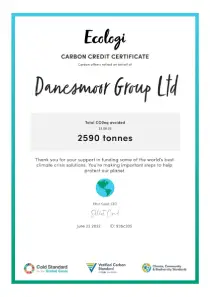 Ecol Carbon Certificate